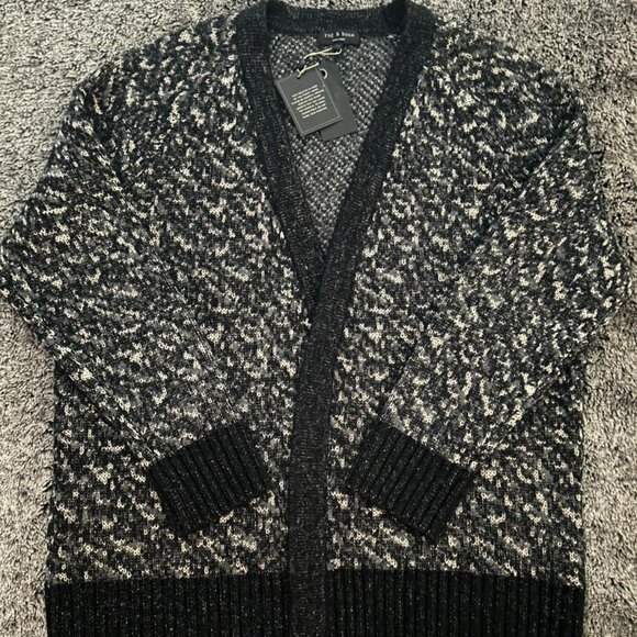 Rag & Bone Scarlett Sweater Oversize Knit Cardigan Size XS NEW With Tags $395 - Picture 5 of 15